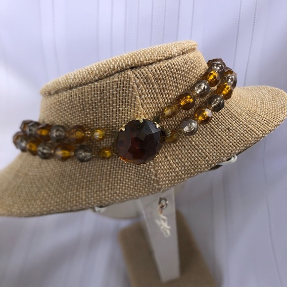Vtg German Double Strand Necklace - Picture 3 of 10